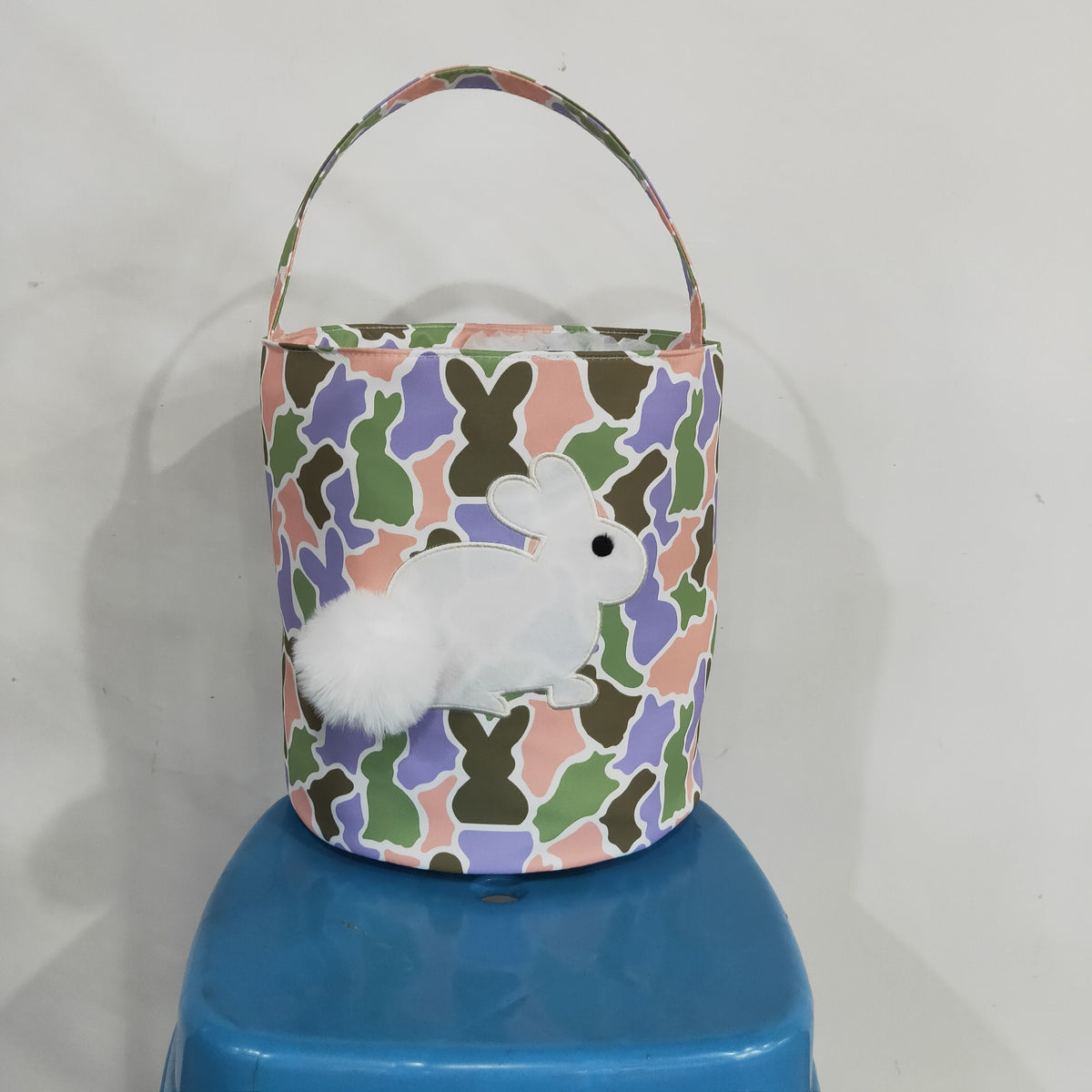 Sibling Kids Easter Rabbits Camo Lunch Box Basket Bags