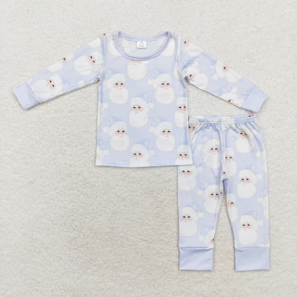 Sibling Baby Girls Santa Trees Gifts Top Pant Christmas Pajamas Clothes Sets