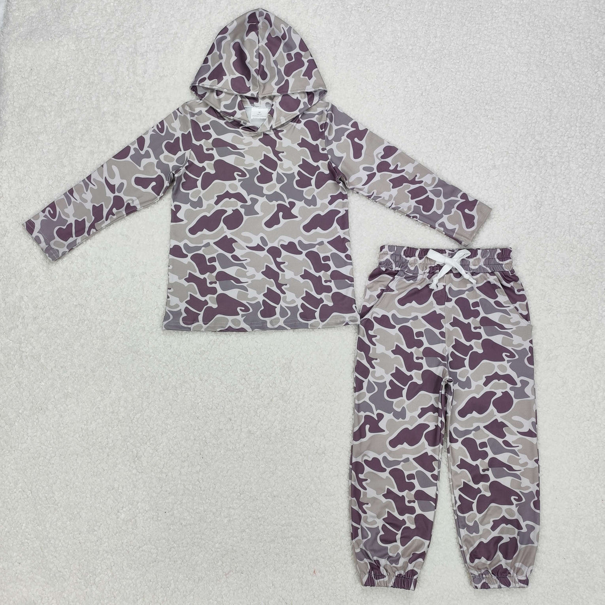 Sibling Baby Boys Camouflage Hooded Top Jogger Pants Outfits Clothes Sets