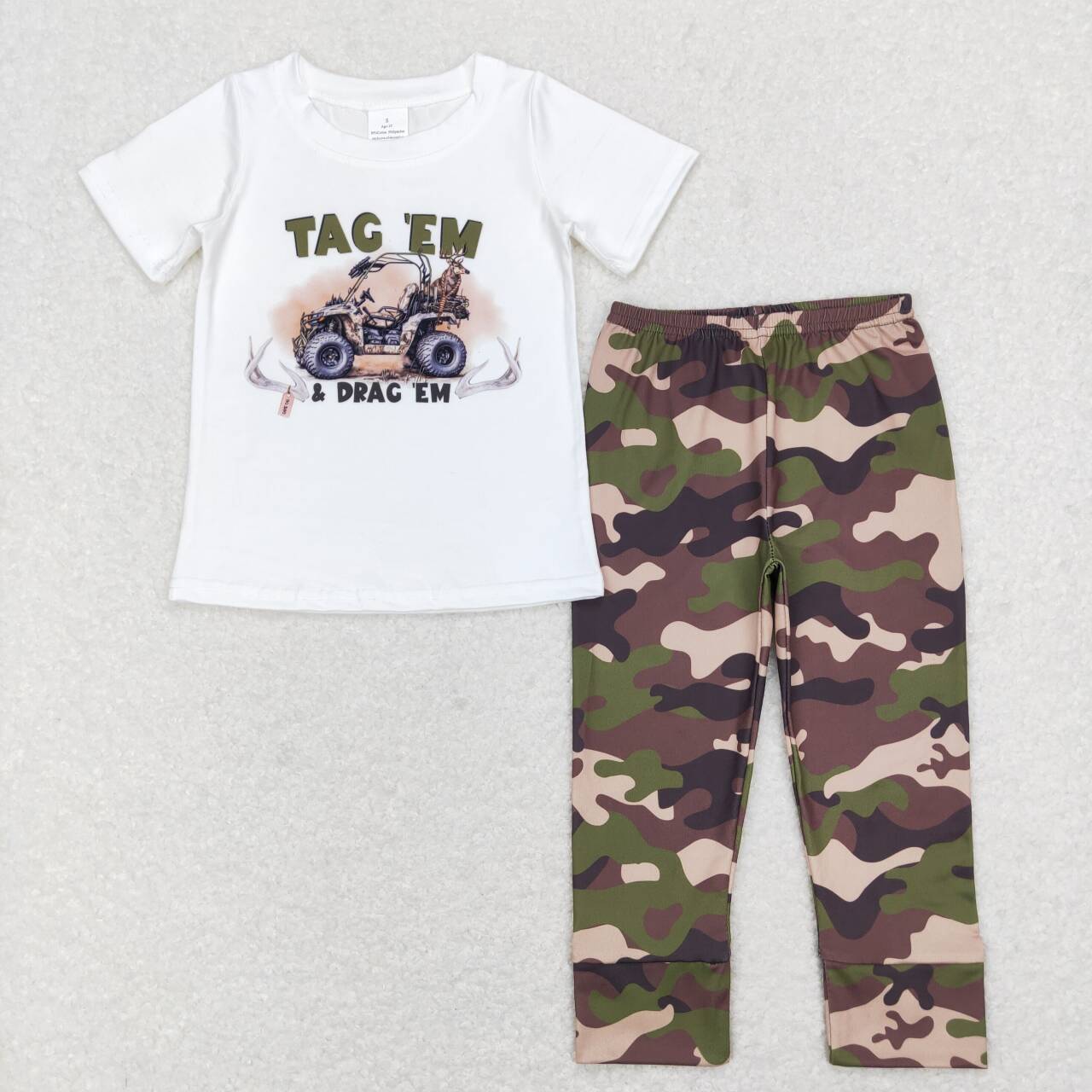 BSPO0234 toddler boy clothes tag jeep camouflage boy fall spring outfit