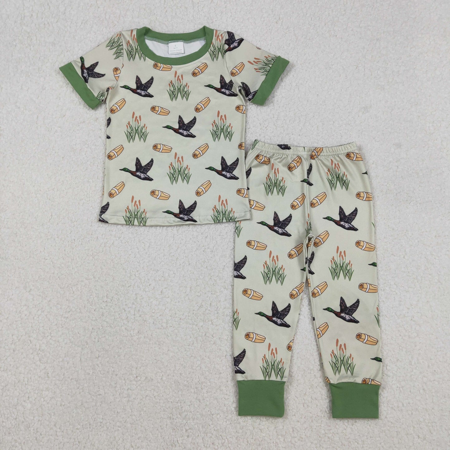 BSPO0635 Baby Boys Ducks Calls Top Pants Hunting Pajamas Sets