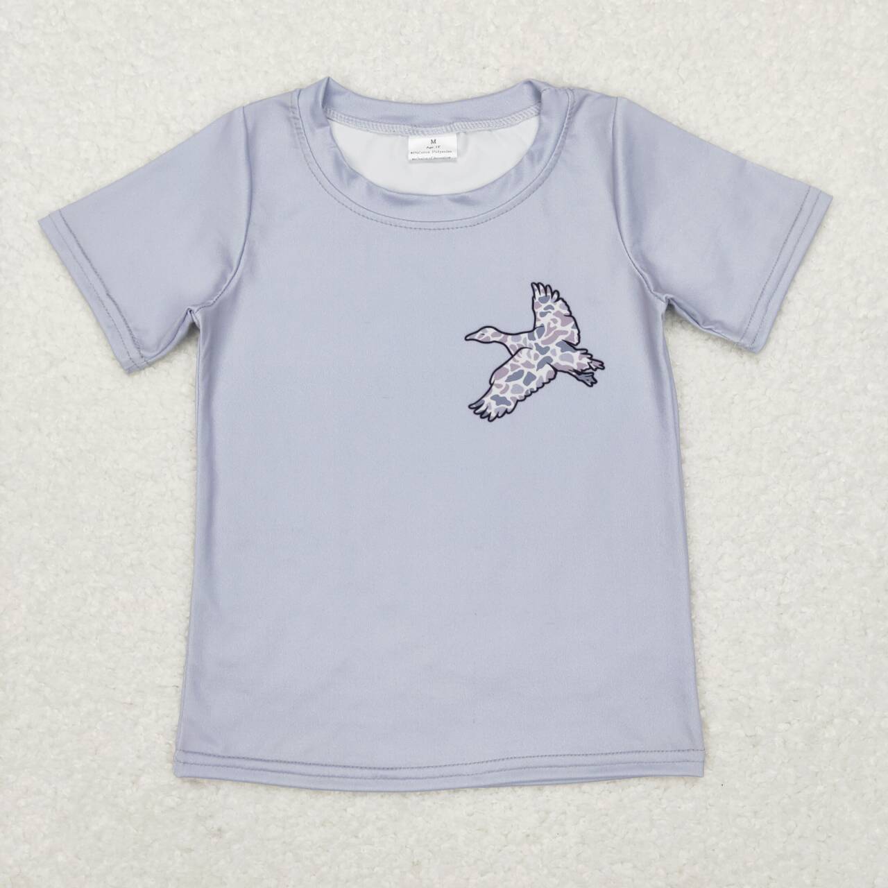 BT0462 toddler boy clothes mallard camouflage summer tshirt
