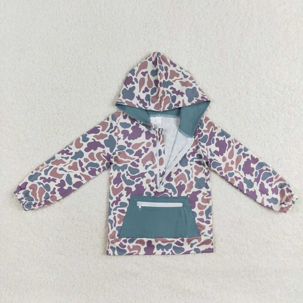 BT0754 toddler boy clothes camouflage boy winter top