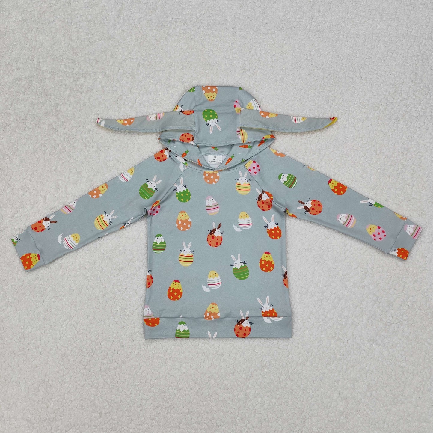 BT1136 toddler boy clothes rabbit egg boy easter top shirt