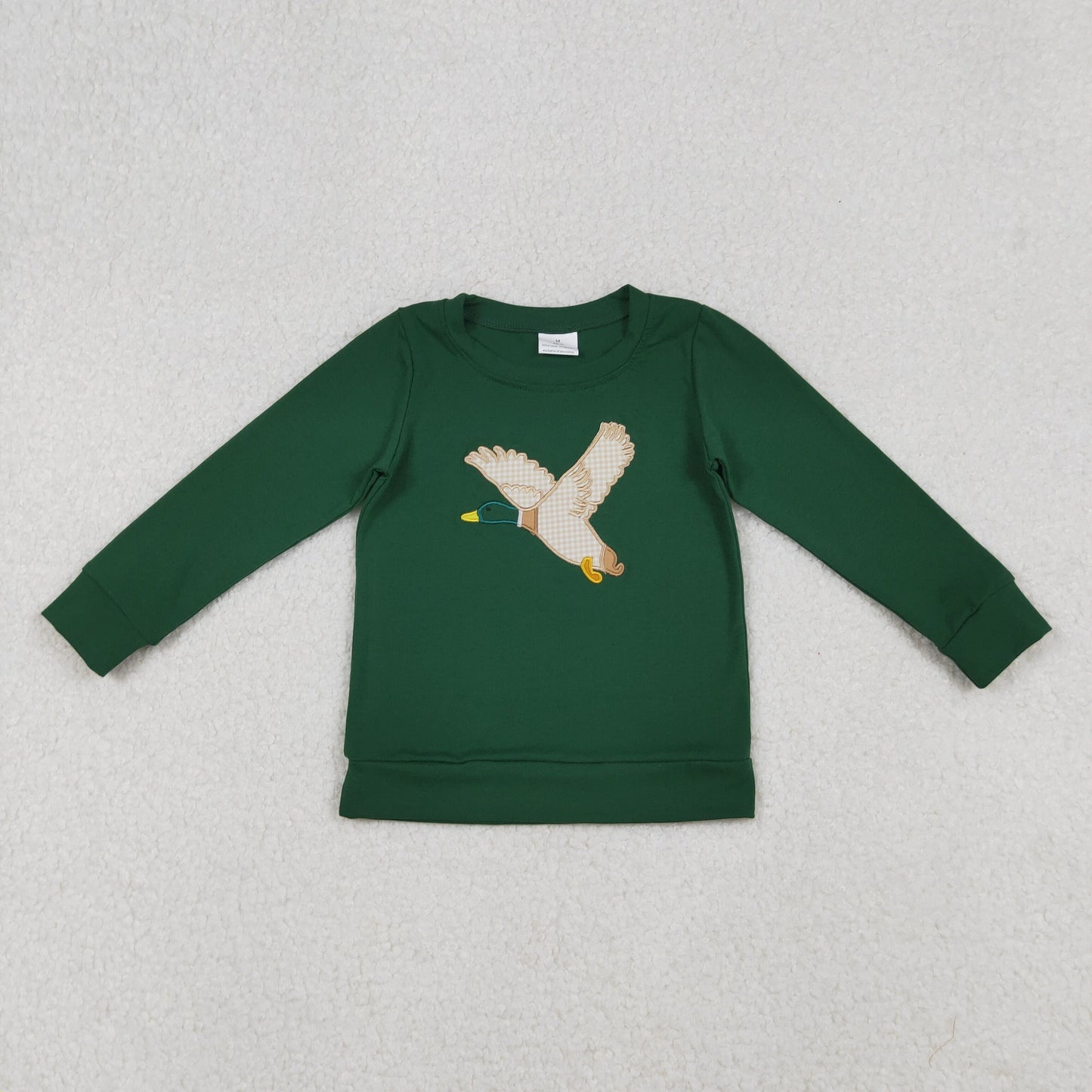 Sibling Baby Boys Girls Embroidery Ducks Dogs Fishing Southern Hunting Tee Shirts Top