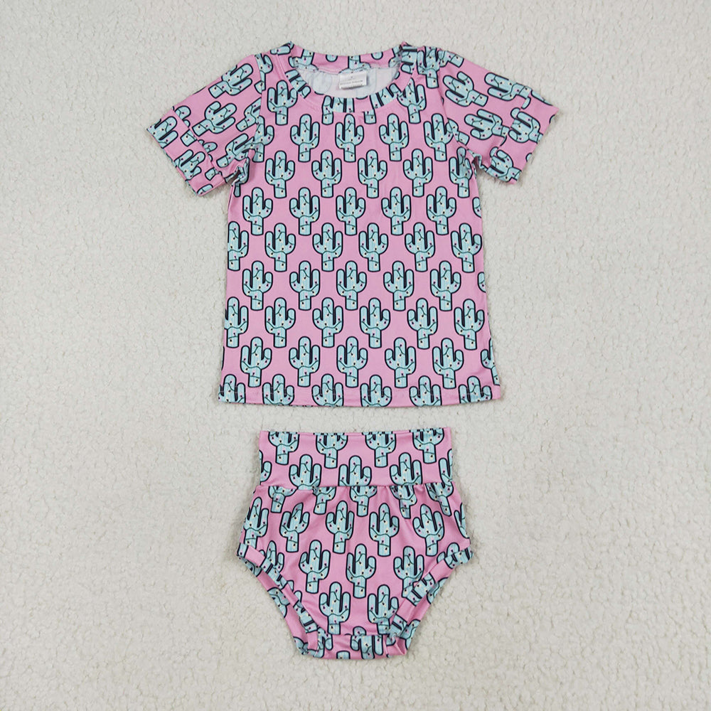 Western Cactus T-shirt bummie Set GBO0446