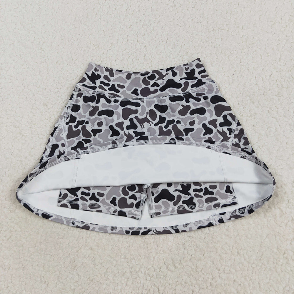Sibling Baby Girls Western Ducks Camo Yoga Skorts Bottom