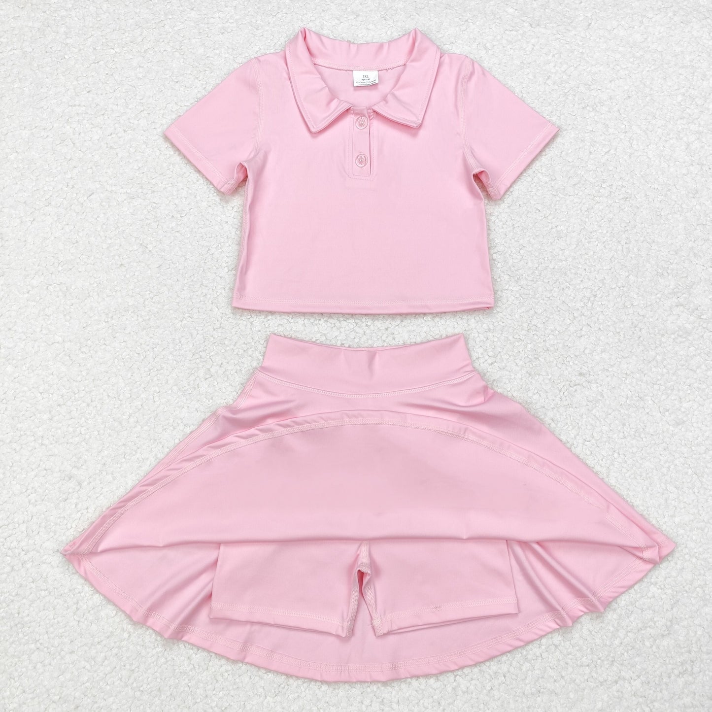 GSD1393 toddler girl clothes pink girl summer yoga outfits