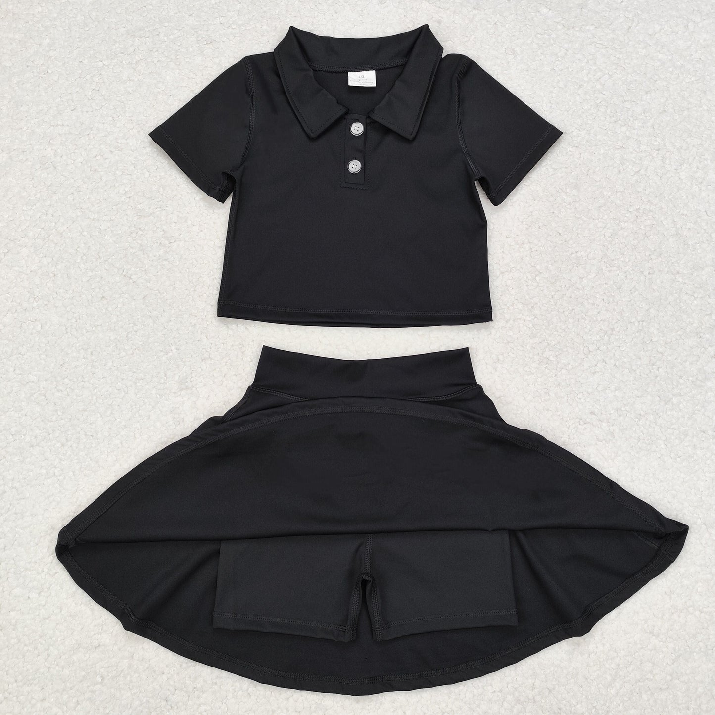GSD1397 toddler girl clothes black girl summer yoga outfits