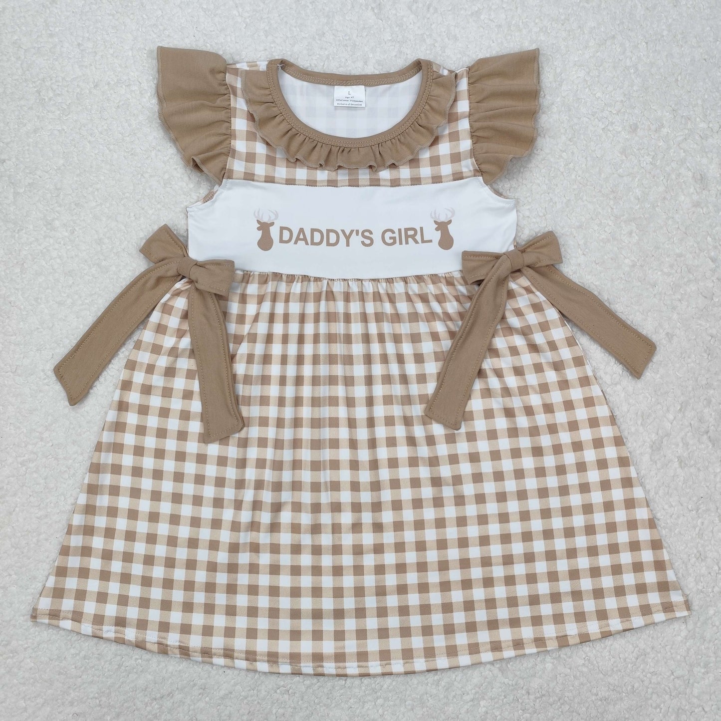 GSD1607 toddler clothes daddy’girl baby girl summer dress