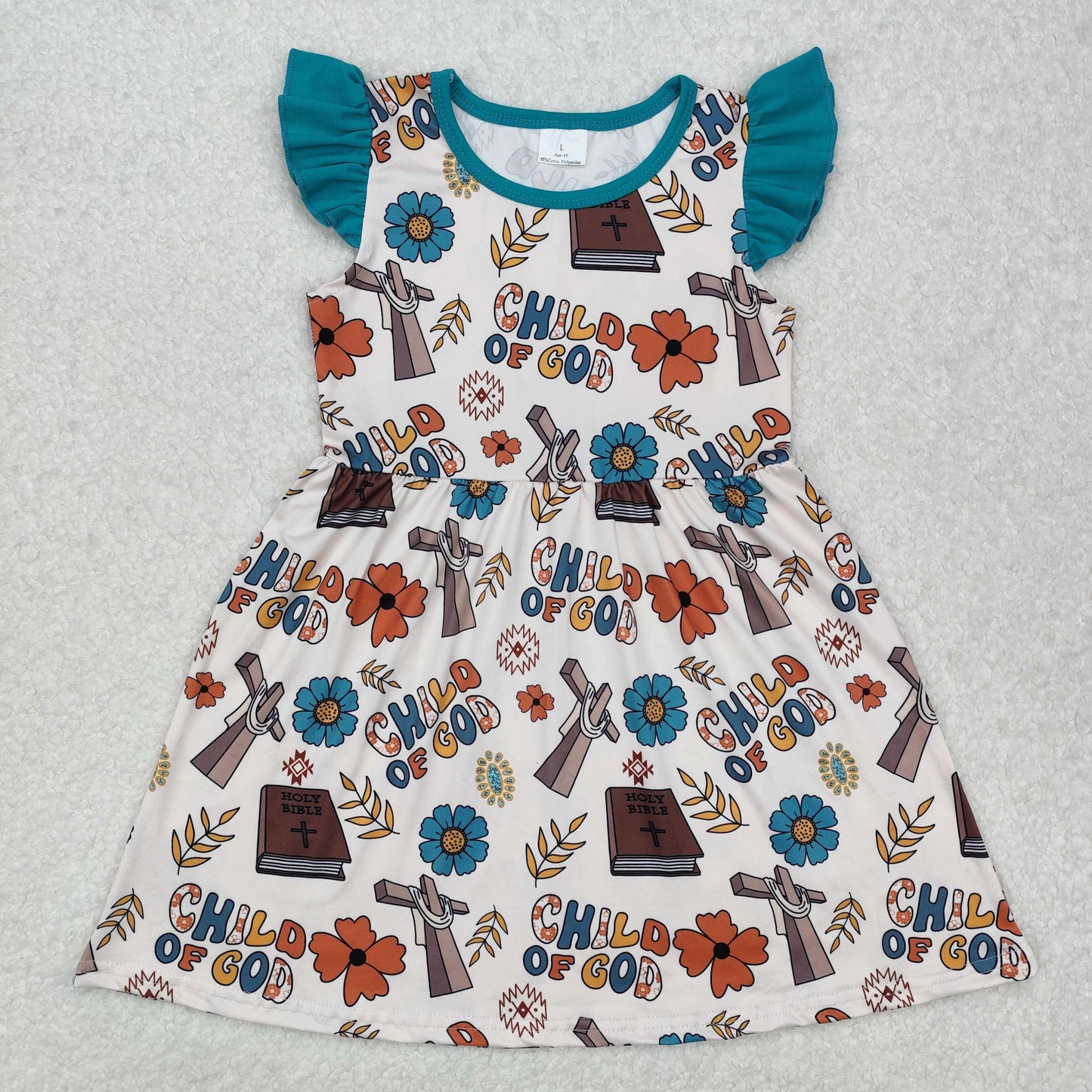 GSD1742 toddler clothes cross baby girl easter summer dress