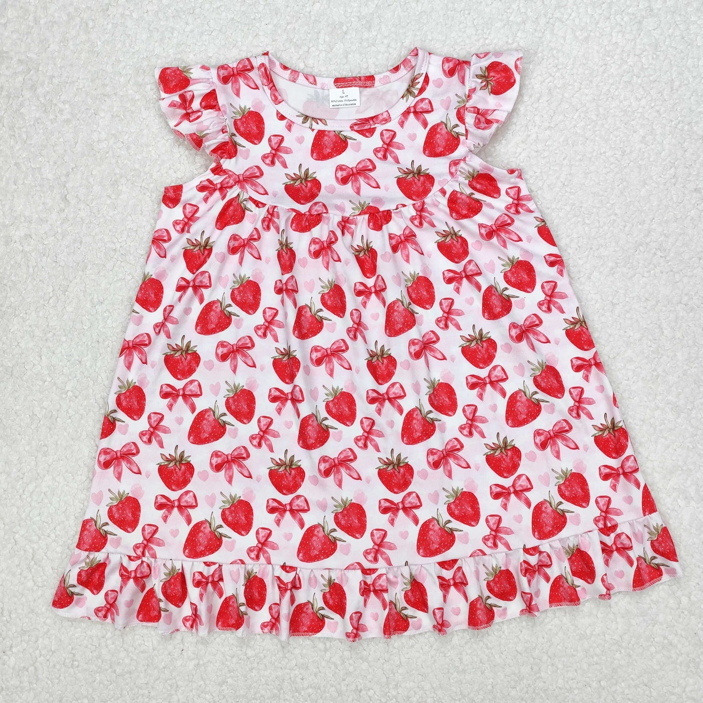 GSD1811 toddler clothes strawberry baby girl summer dress