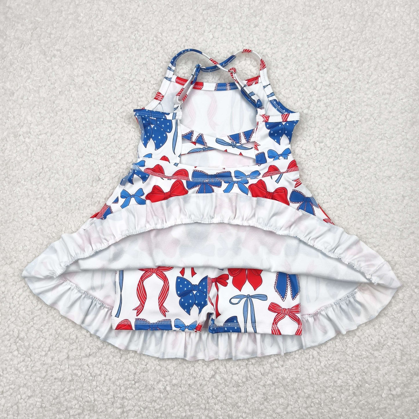 Sibling Baby Girls Straps Sports Wear Yoga Athletic Knee Length Dresses