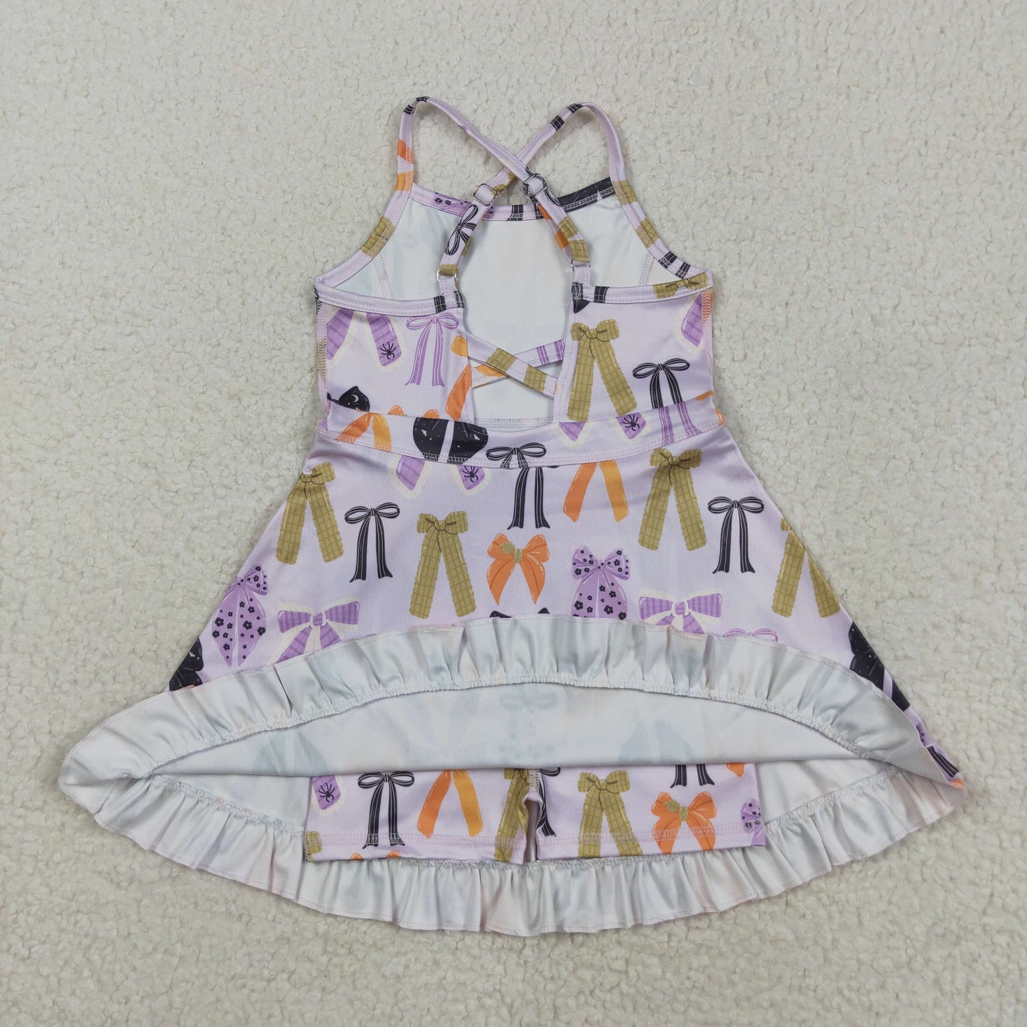 Sibling Baby Girls Straps Sports Wear Yoga Athletic Knee Length Dresses