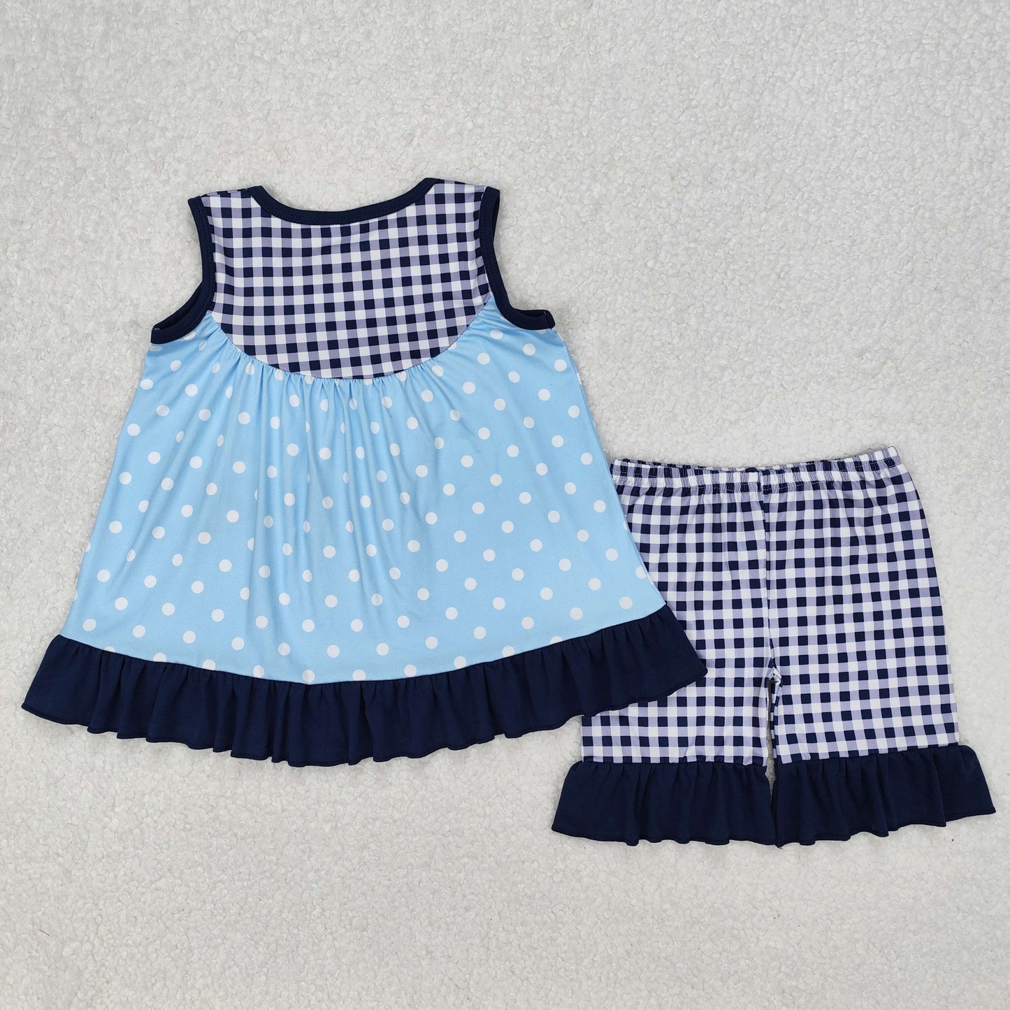 GSSO2124 baby girl clothes cartoon dog toddler girl summer outfit