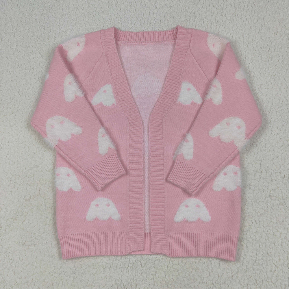 Sibling Baby Girls Halloween Long Sleeve Sweaters Cardigans
