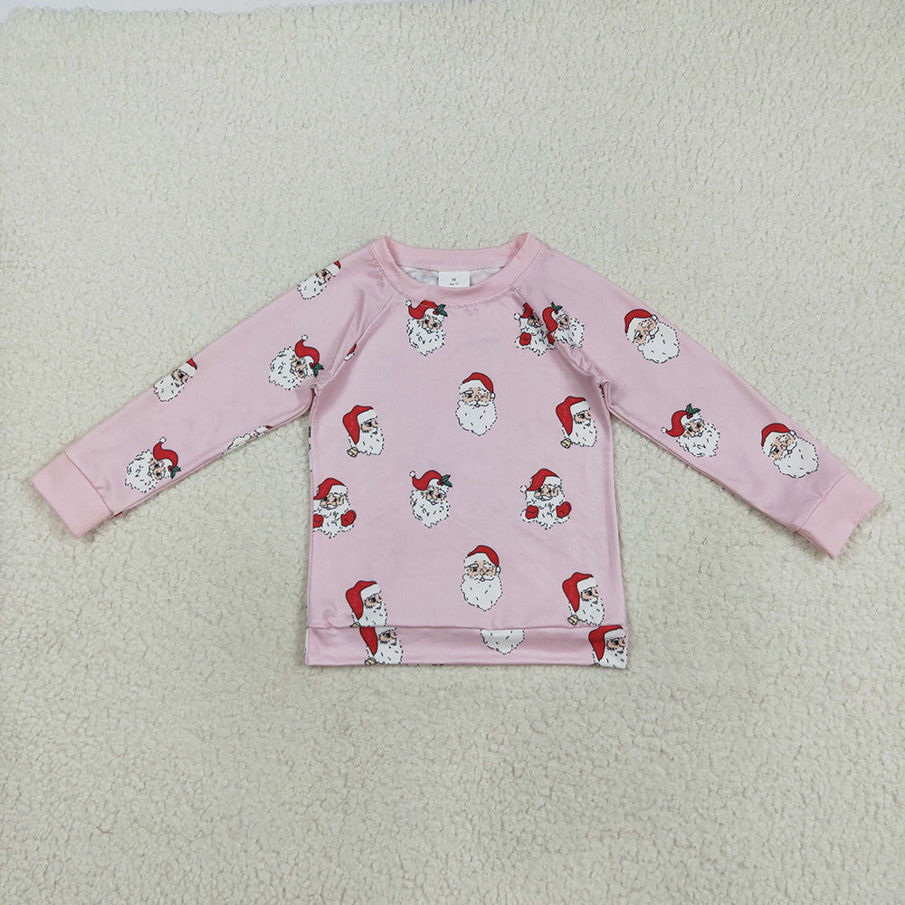 Sibling Baby Boys Girls Santa Snowflake Christmas Shirts Top