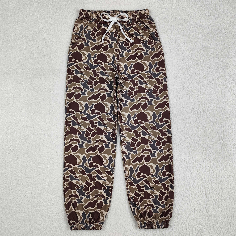 P0724 adult pant green camouflage women jogger yoga pants