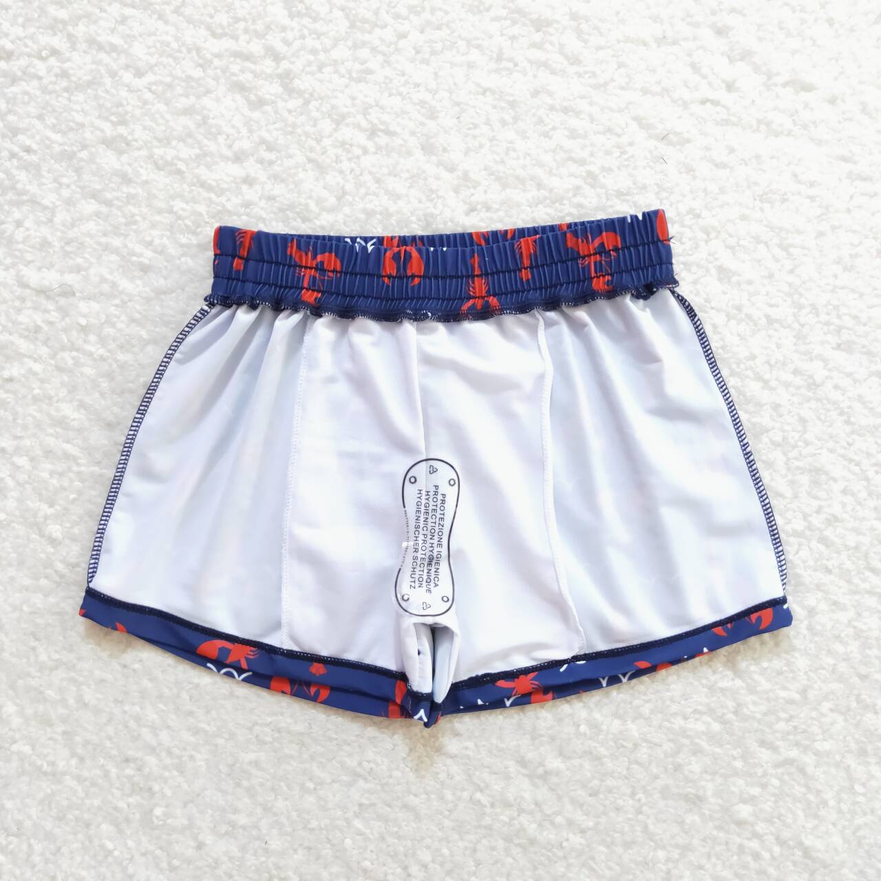 S0270 baby boy trunks crawfish boy summer swim shorts