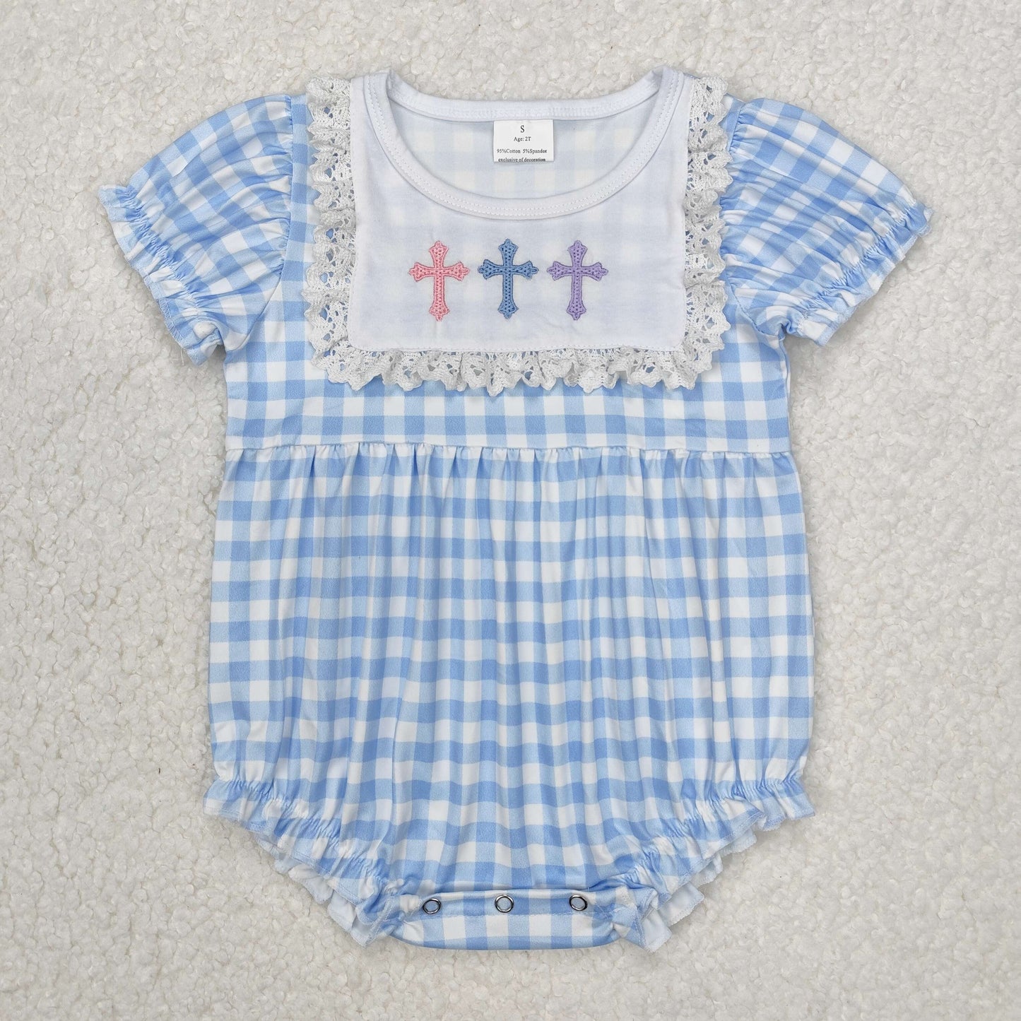 SR2133 baby girl clothes cross girl easter summer bubble