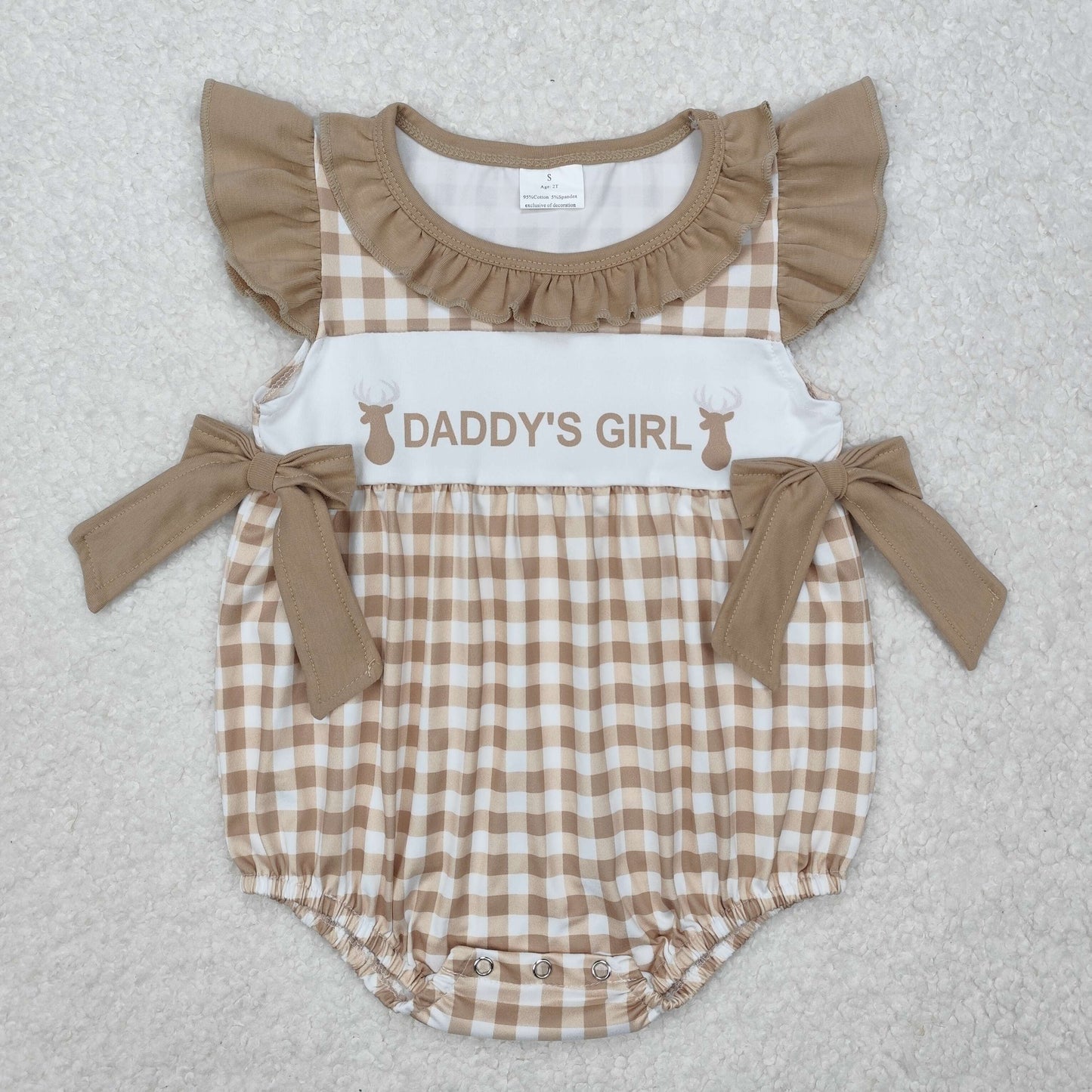 SR2300 baby girl clothes daddy’s girl summer bubble