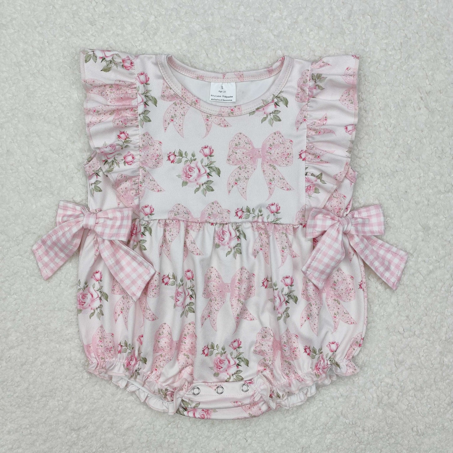 SR2379 baby girl clothes bows girl summer bubble