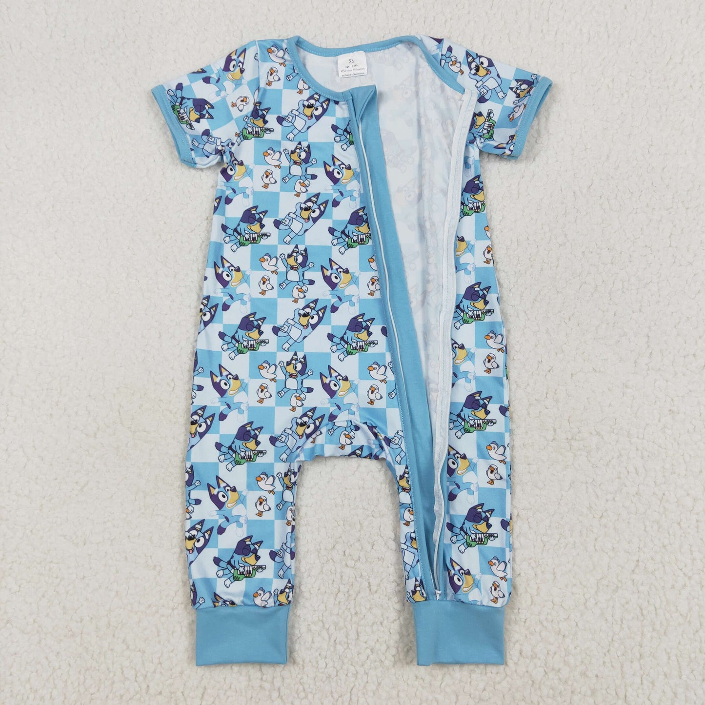 SR2454 baby boy clothes cartoon dog boy summer romper