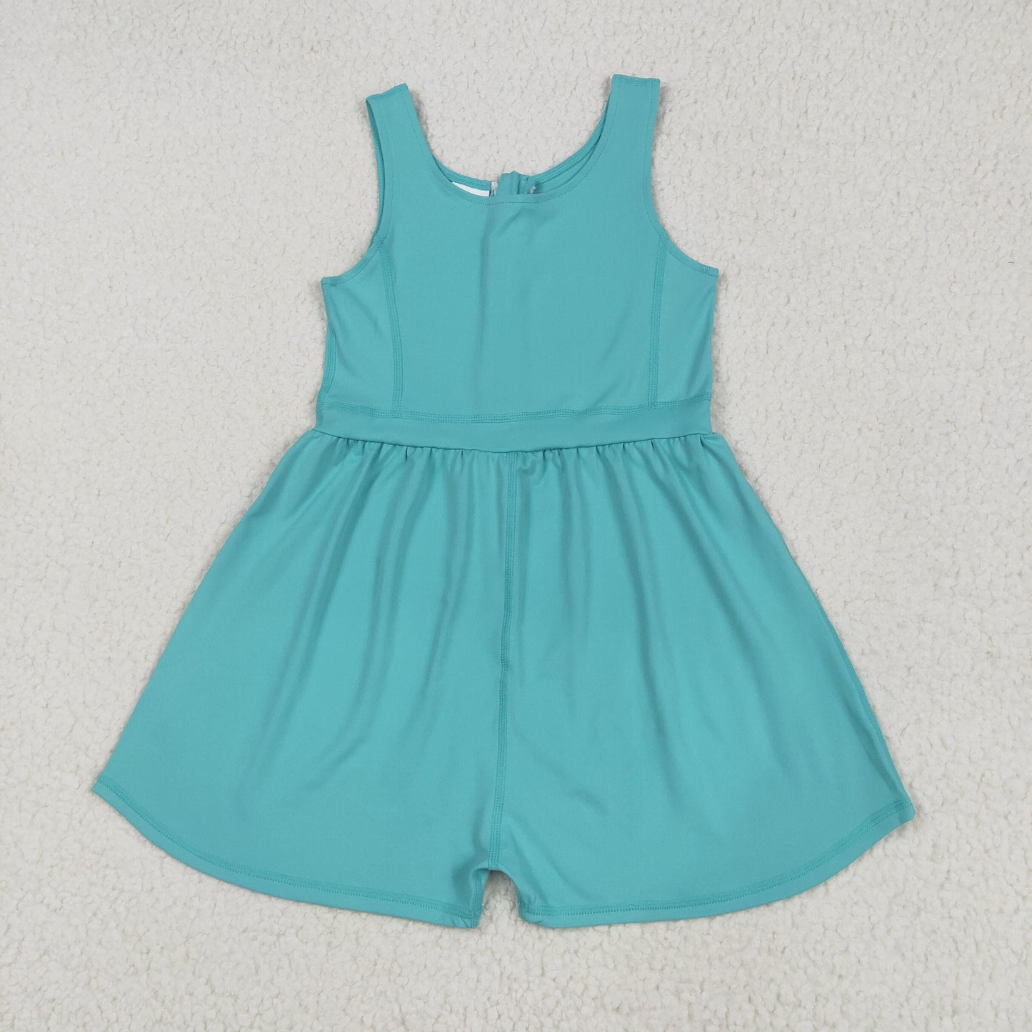 Sibling Baby Girls Colorful Sleeveless Yoga Jumpsuits