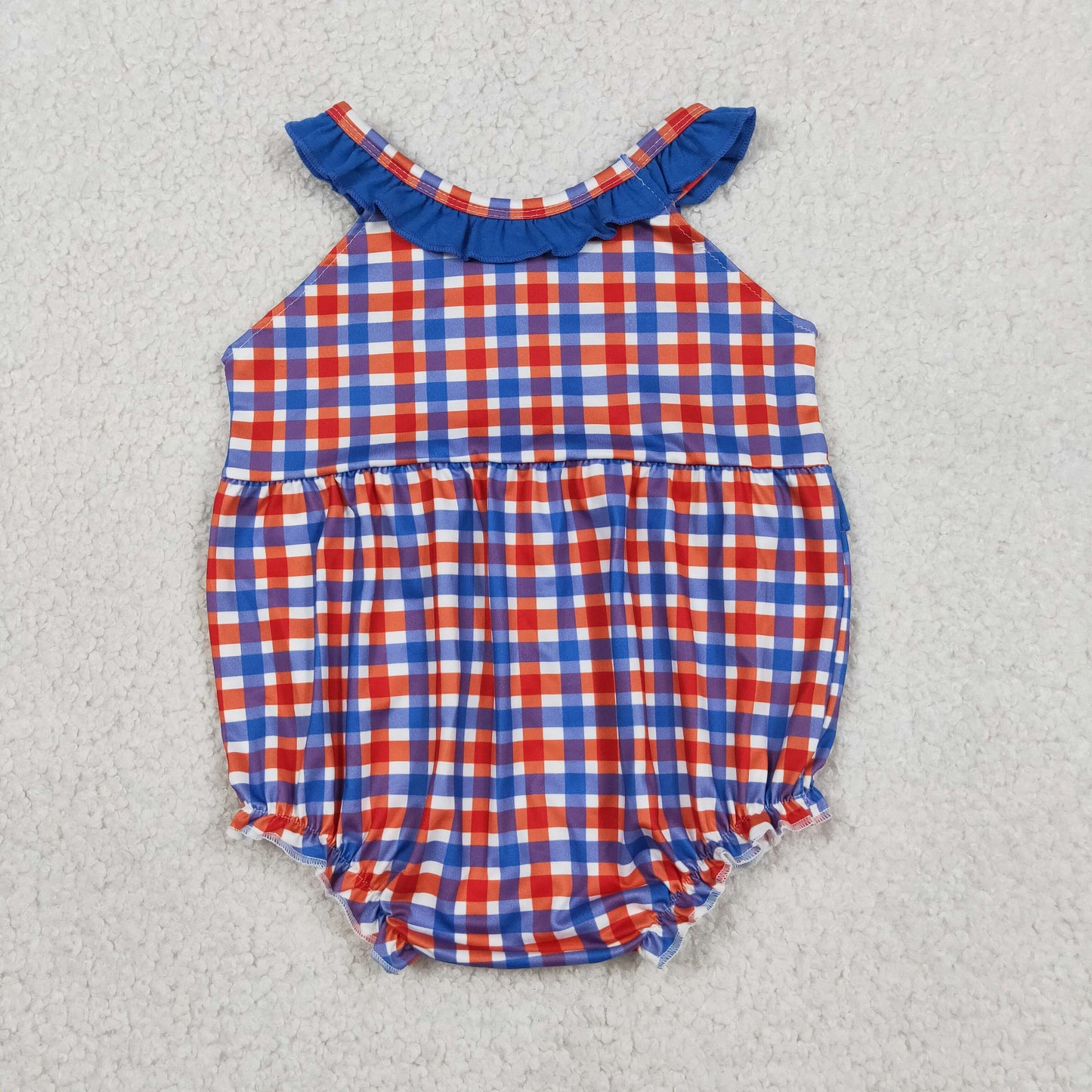 Sibling Baby Girls Embroidery Pigs House Tunic Ruffle Short Clothes Set Rompers