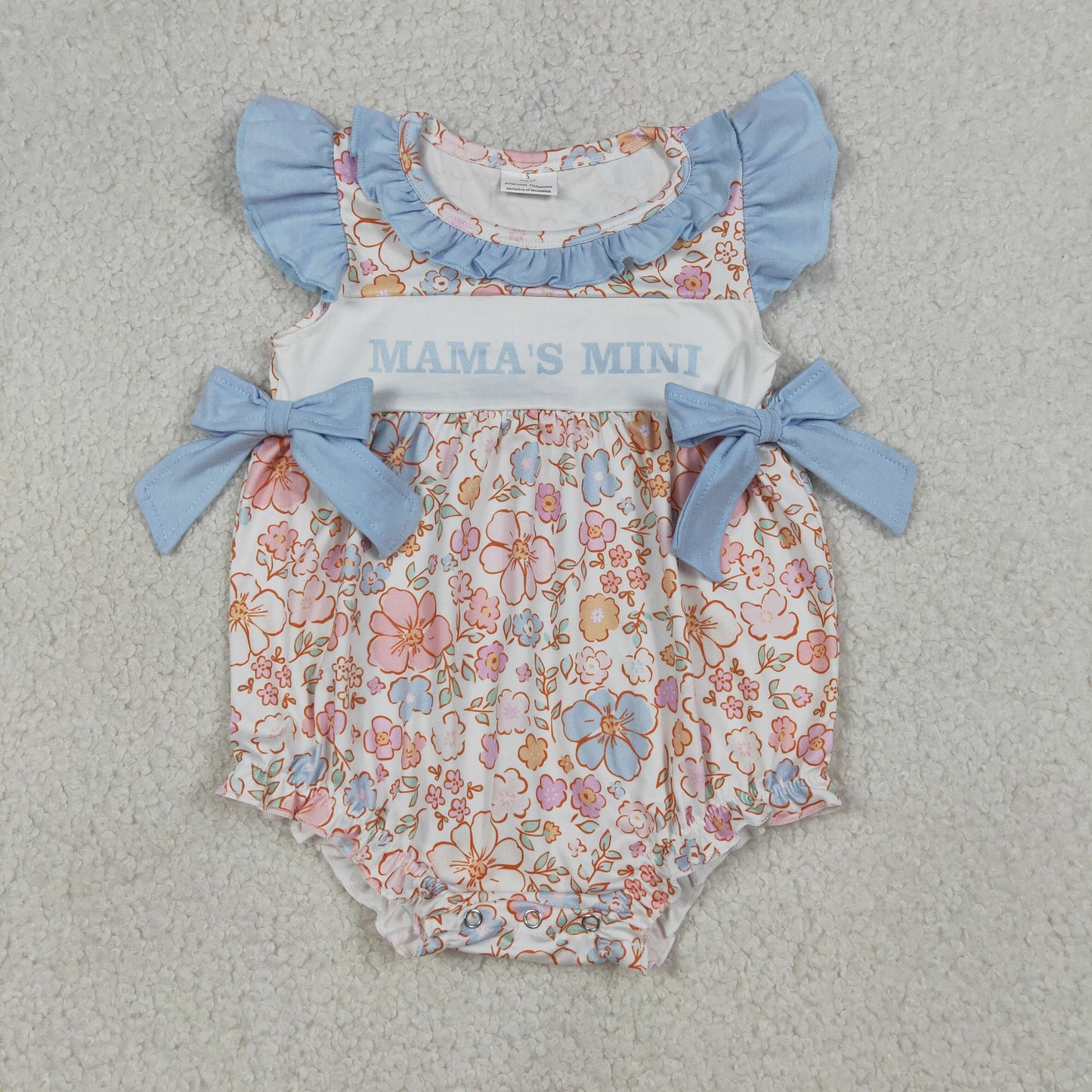 Sibling Baby Kids Mama's Boys Mini Stripe Short Clothes Set Flowers Knee Length Dress Rompers