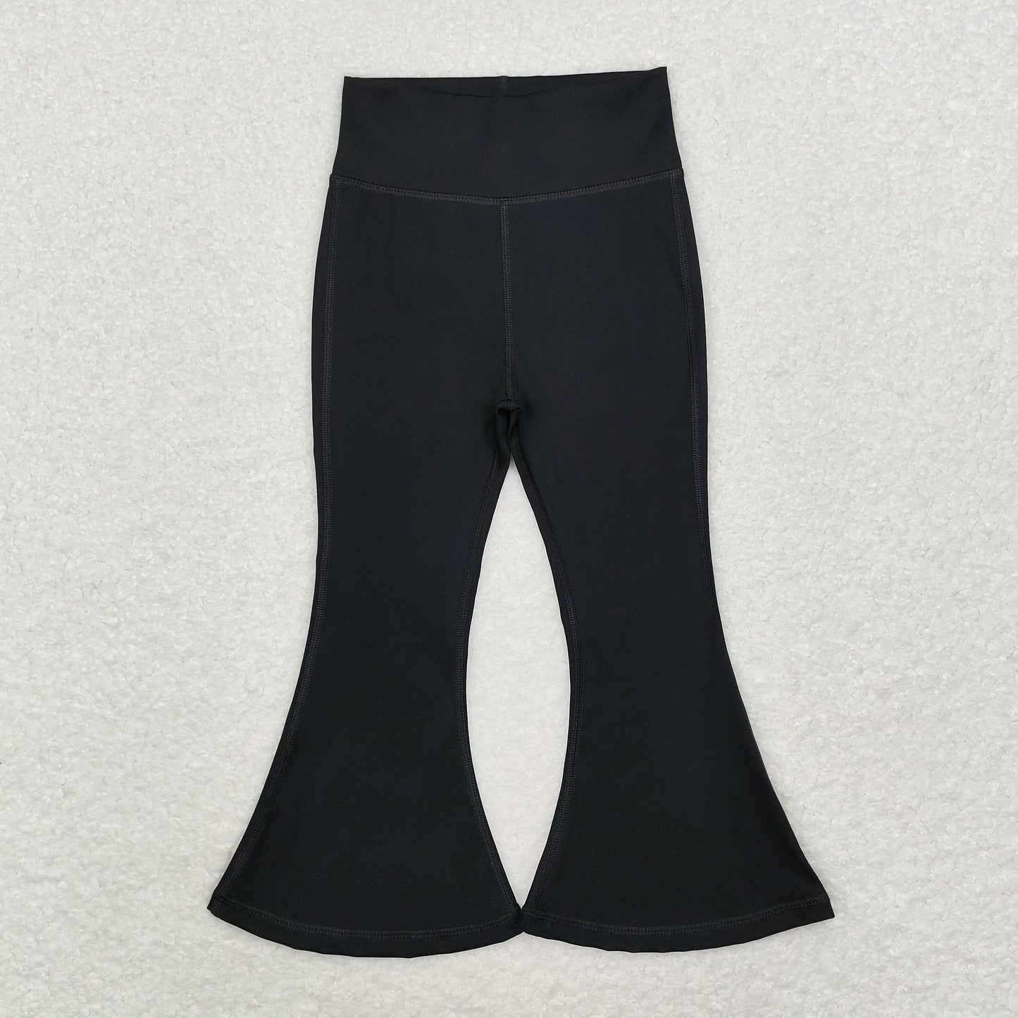P0578 baby girl clothes black girl yoga bell bottoms pant