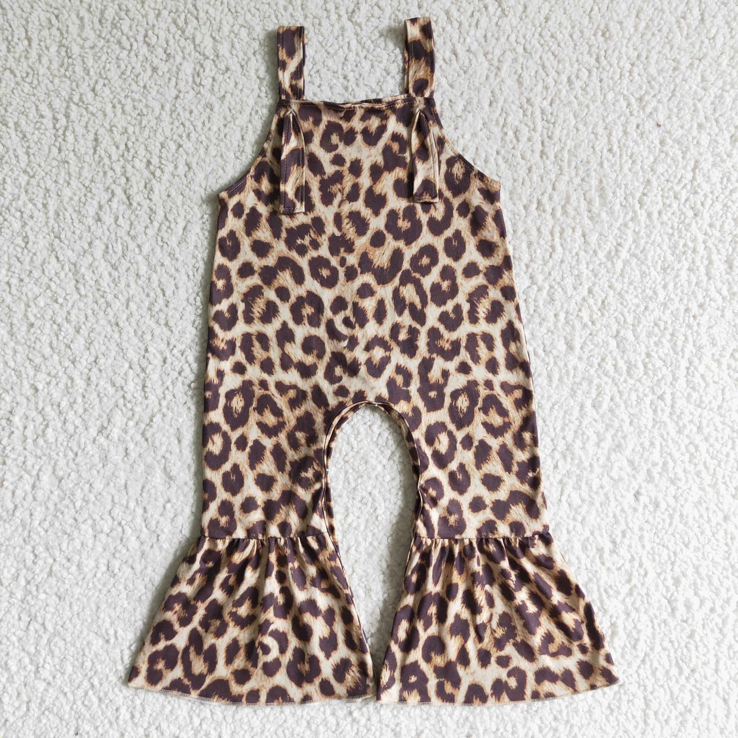SR0087 Leopard Sleeveless Romper