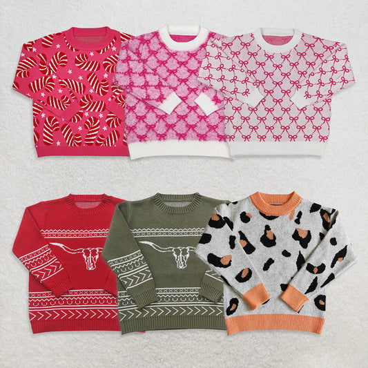 Sibling Baby Girls Long Sleeve Fall Winter Sweaters Top