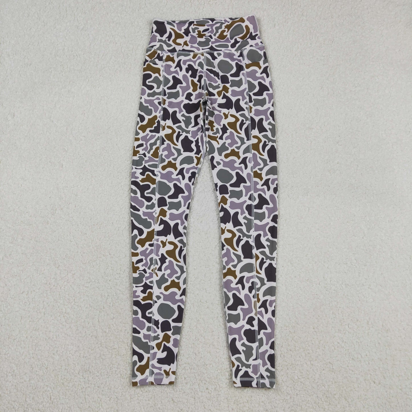 Sibling Adult Women Camo Yoga Active Legging Pants Bottom