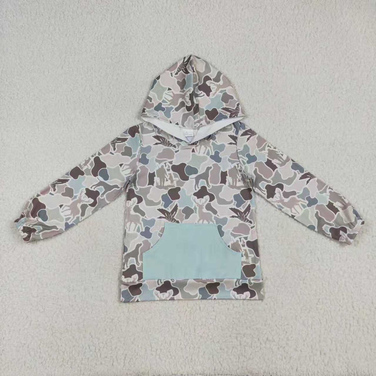 Sibling Family Adult Kids Bows Camo Pockets Zip Hunting Hoodie Jackets Top