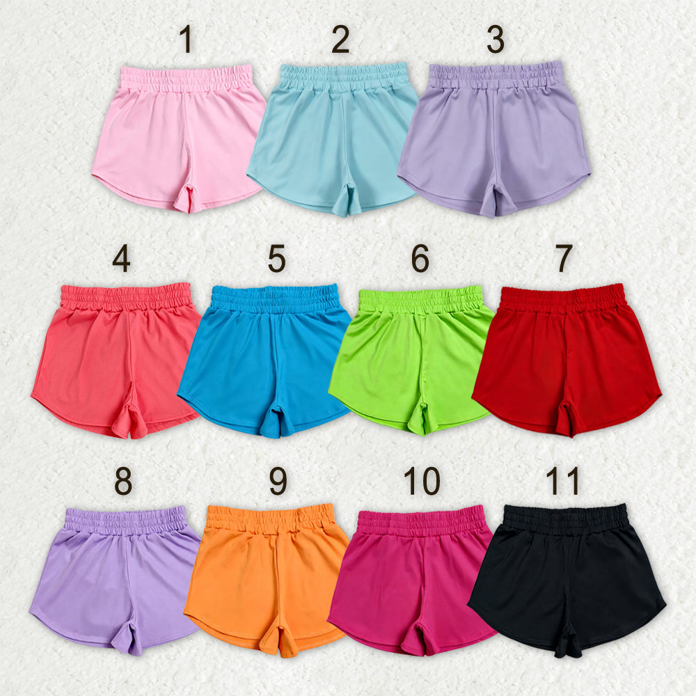 Sibling Baby Girls Colorful Yoga Active Sport Shorts Bottom