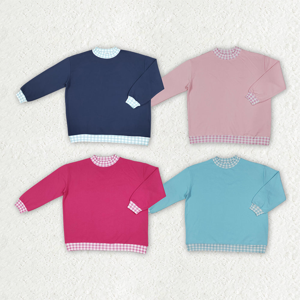 Sibling Adult Women Long Sleeve Sweater Tee Shirts Tops