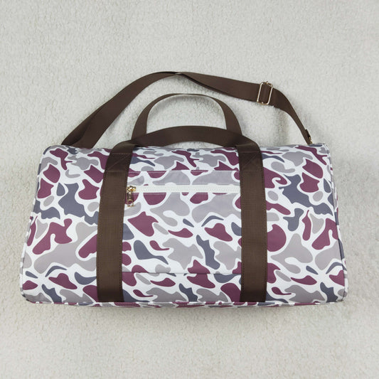 BA0034 Lavender Camouflage Gym Bags Traveling Bags
