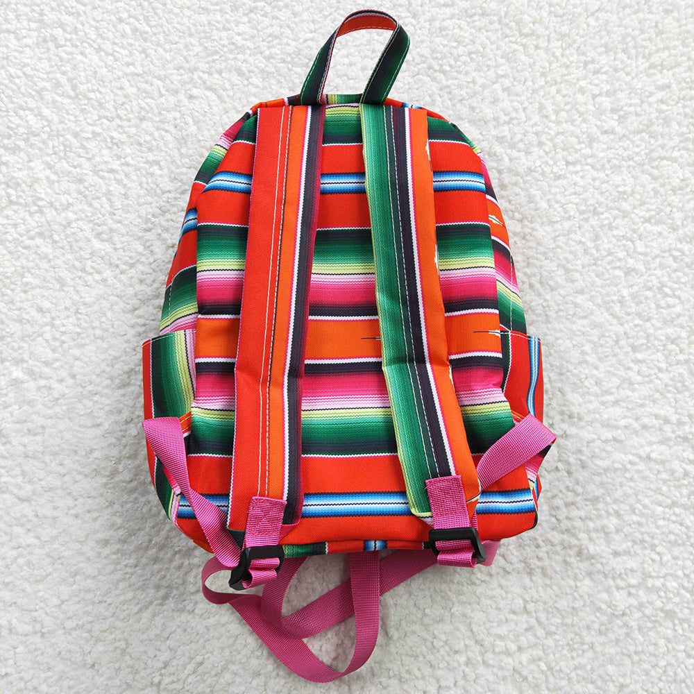 Sibling Baby Kids Children Western Stripe School Back Bags