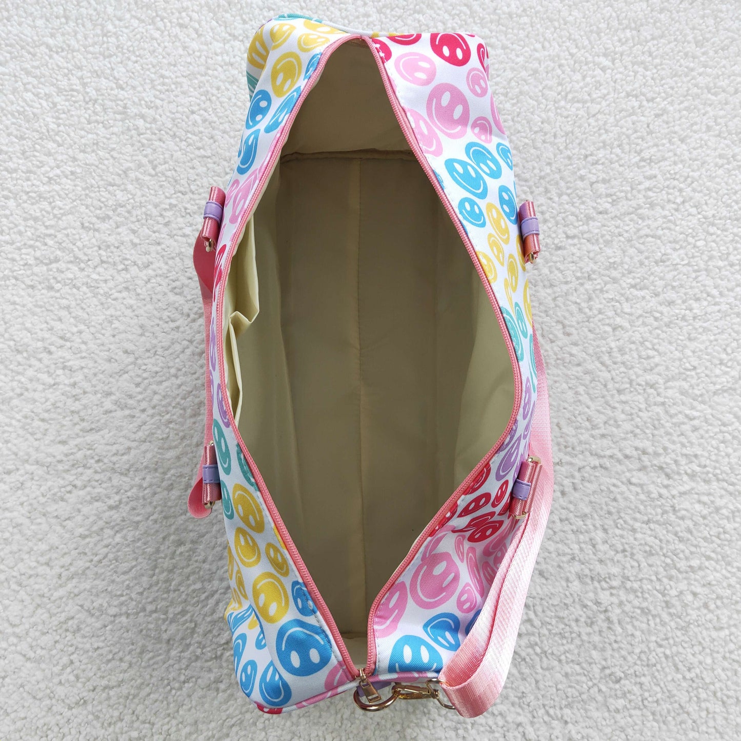 BA0068 Colorful Smile Face Handbags