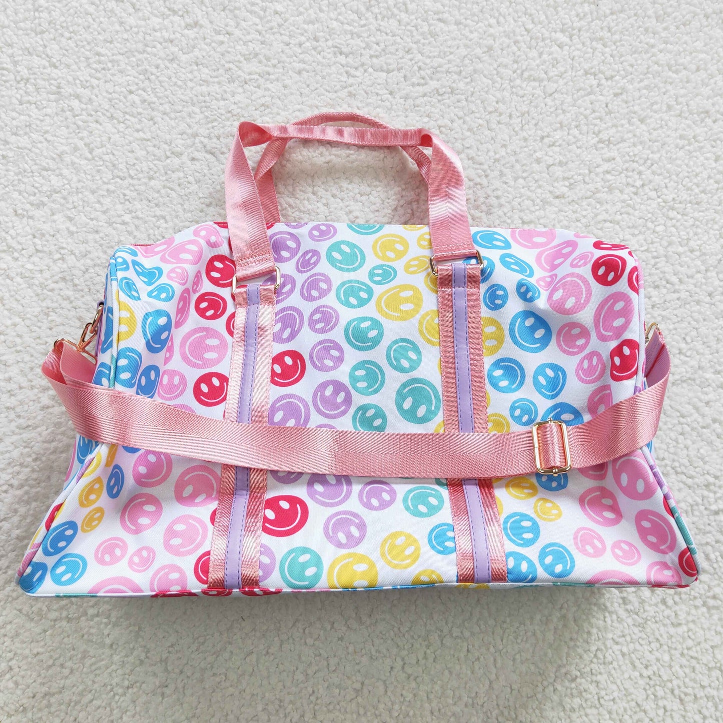 BA0068 Colorful Smile Face Handbags
