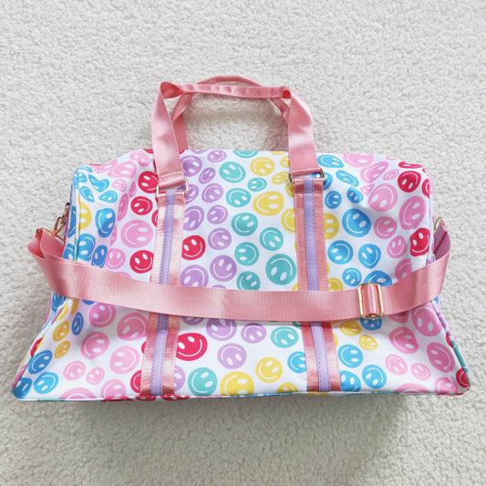 BA0068 Colorful Smile Face Handbags