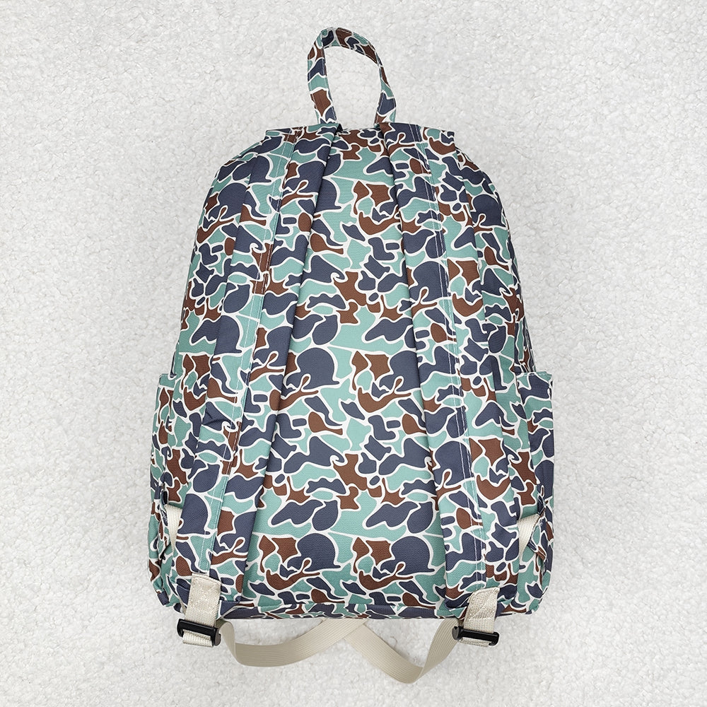 Sibling Baby Kids Boys Camo Ducks Backpack Lunch Boxes