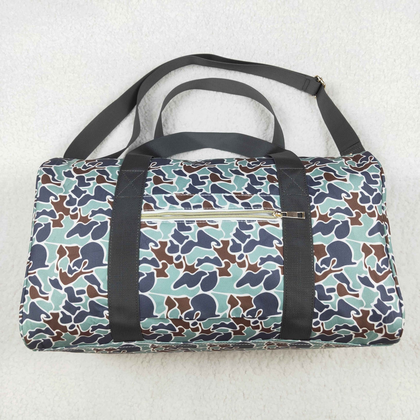 BA0263 Green Camo Hunting Gym Bags