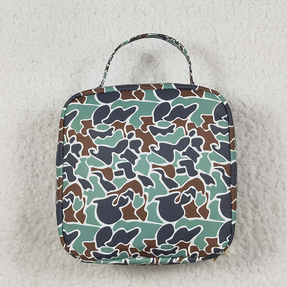 BA0270  baby  bag camouflage duck green lunch box  bags