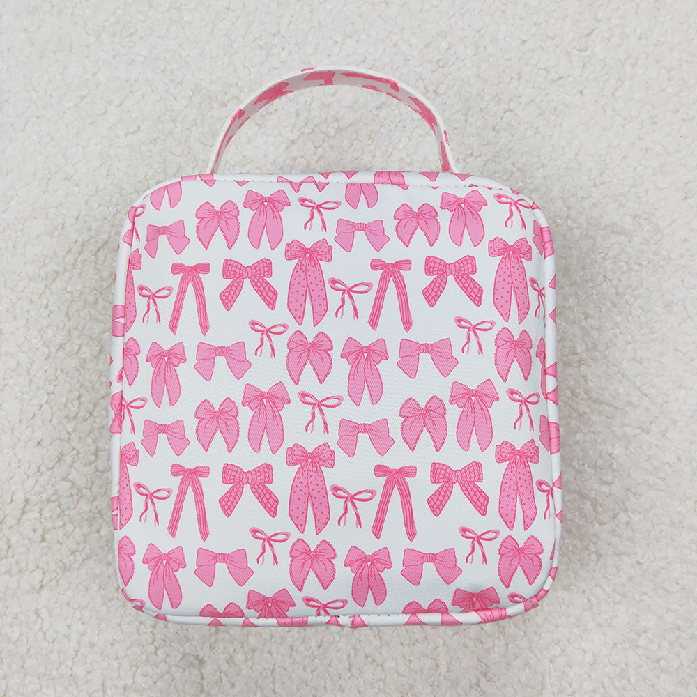 BA0284  baby  bag pink bows lunch boxes  bags