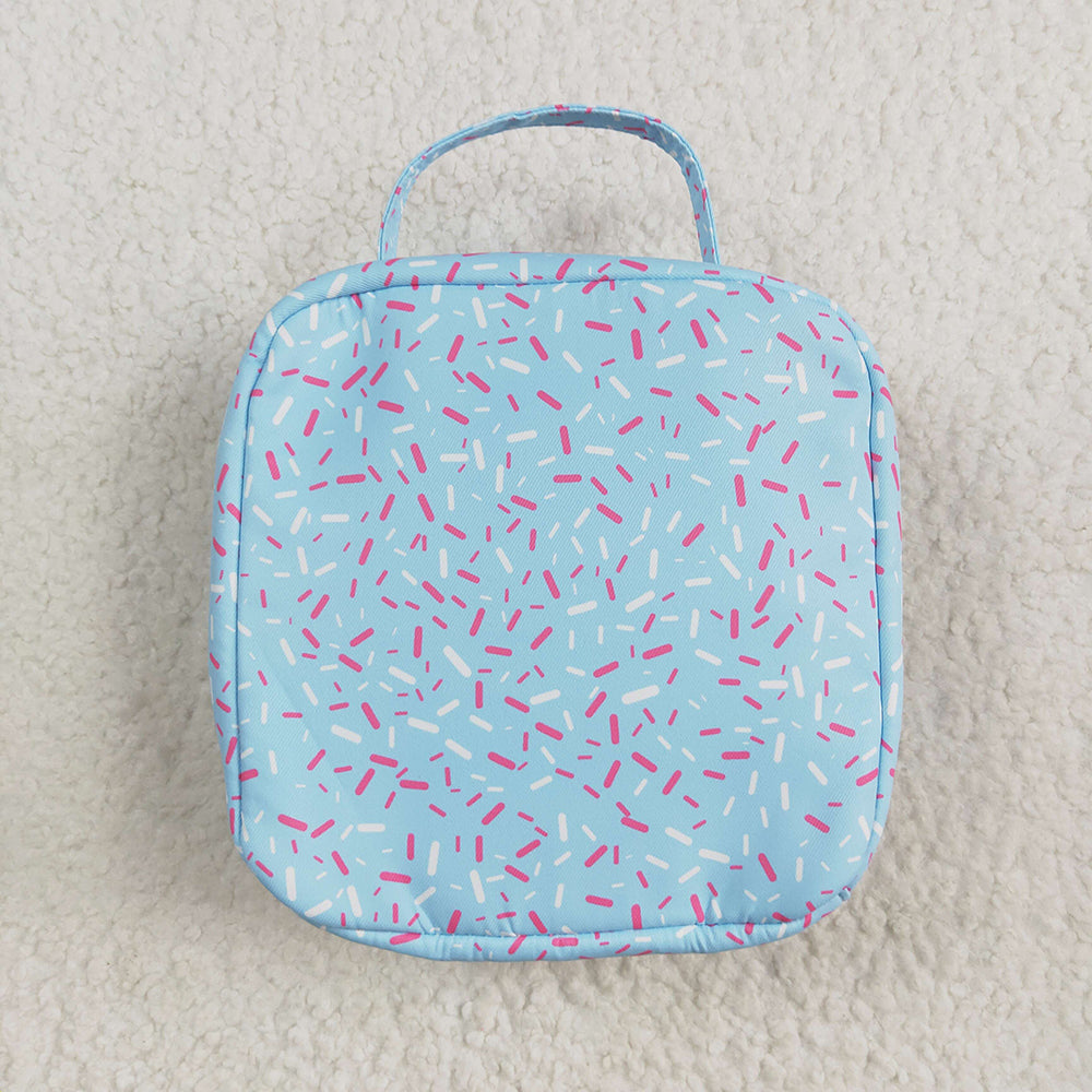BA0296 Baby Bag Blue Drips Sprinkles Lunch Boxes Bags