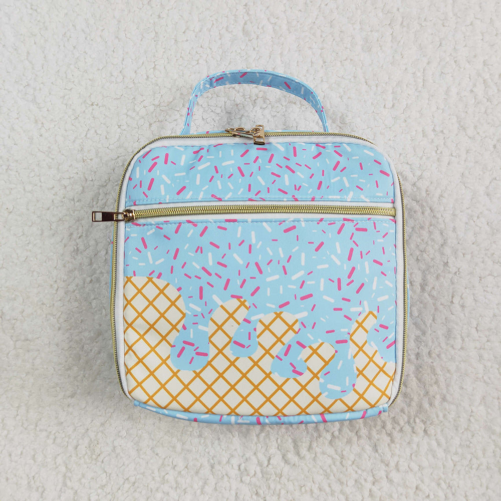 BA0296 Baby Bag Blue Drips Sprinkles Lunch Boxes Bags