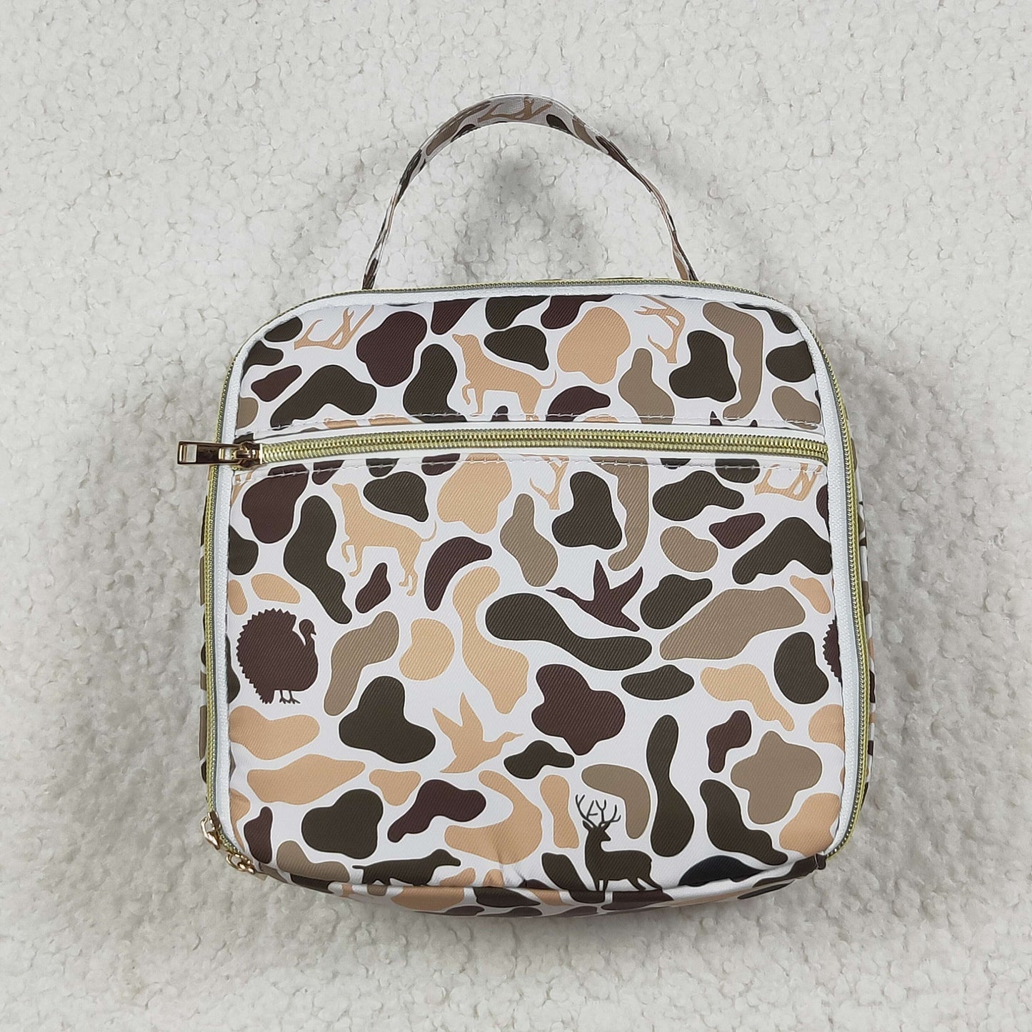 BA0305  baby  bag khaki camouflage  lunch boxes  bags