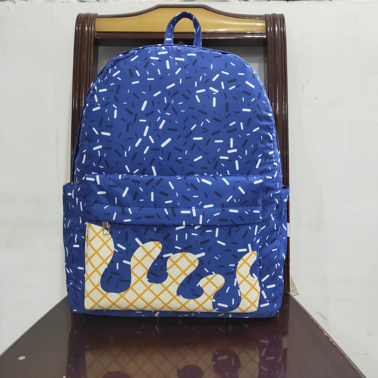 Sibling Baby Boys Girls Drip Sprinkles School Back Bags